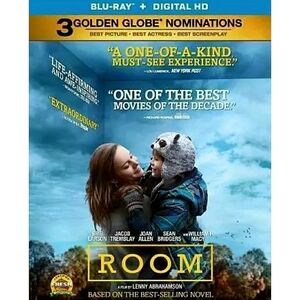 Room Blu-Ray Disc Dark Drama 2015 Used Kidnapped